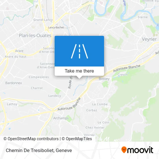 Chemin De Tresiboliet map