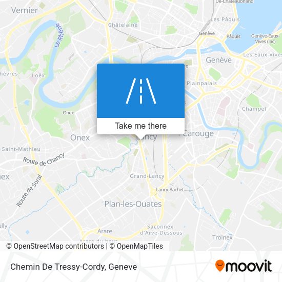 Chemin De Tressy-Cordy map