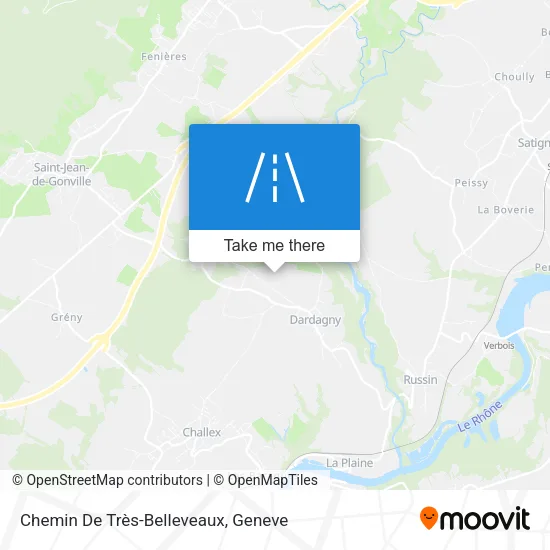 Chemin De Très-Belleveaux map