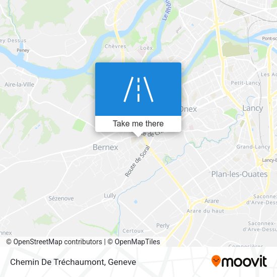 Chemin De Tréchaumont map