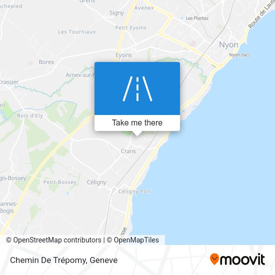 Chemin De Trépomy map