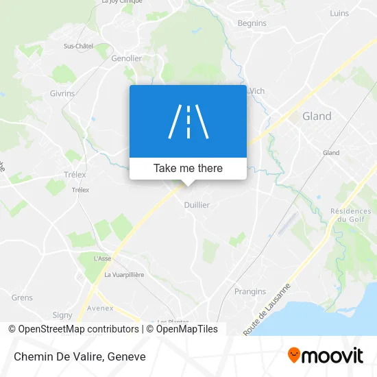 Chemin De Valire map