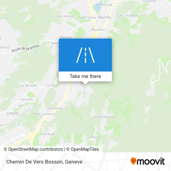 Chemin De Vers Bosson map