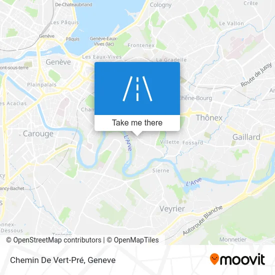 Chemin De Vert-Pré map