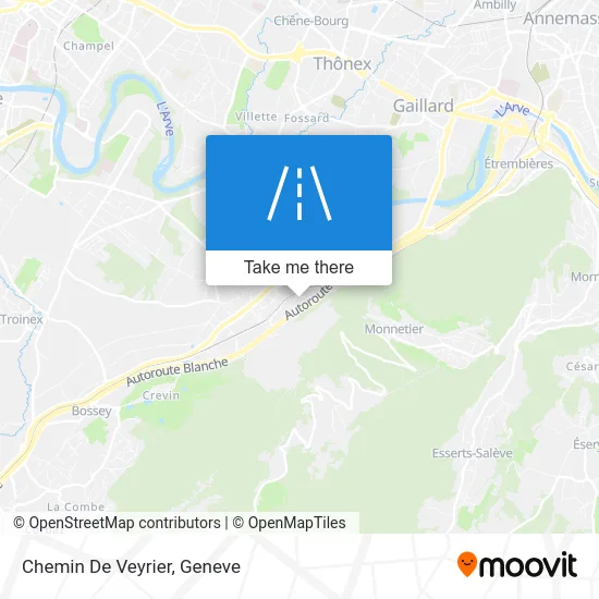 Chemin De Veyrier map
