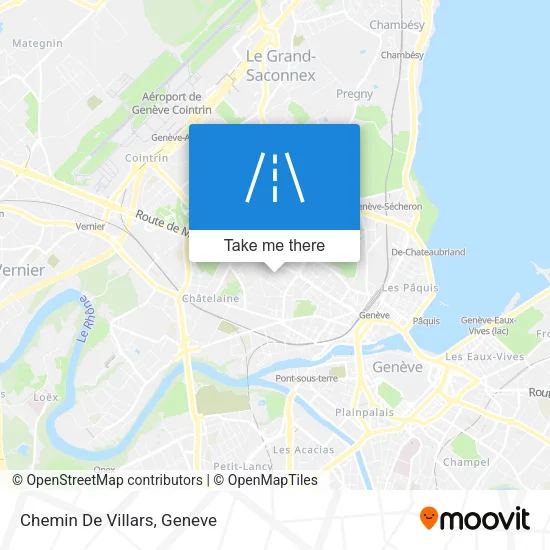 Chemin De Villars map