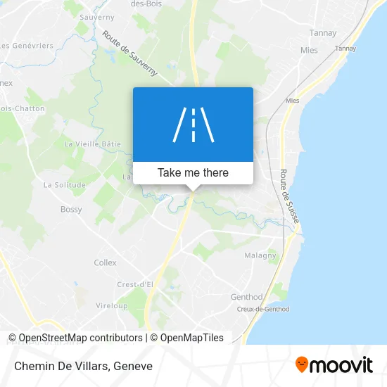 Chemin De Villars map