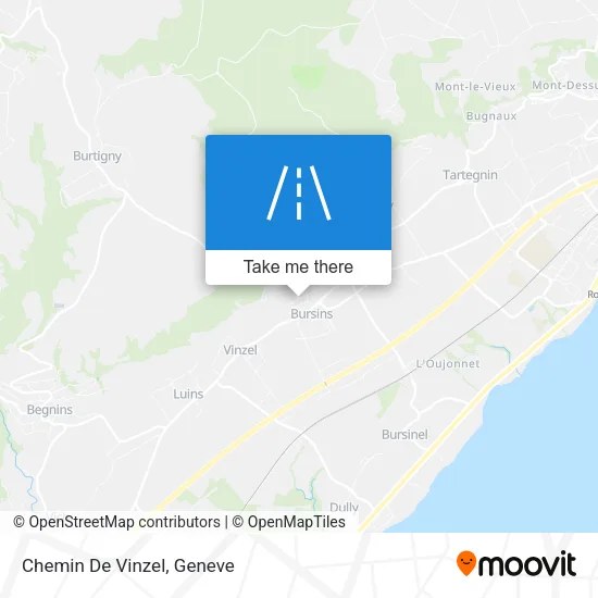 Chemin De Vinzel map