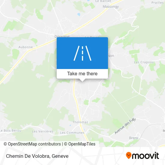 Chemin De Volobra map