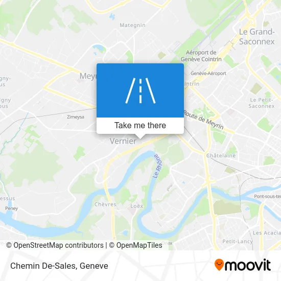 Chemin De-Sales map