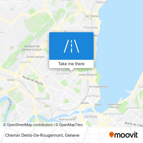 Chemin Denis-De-Rougemont plan
