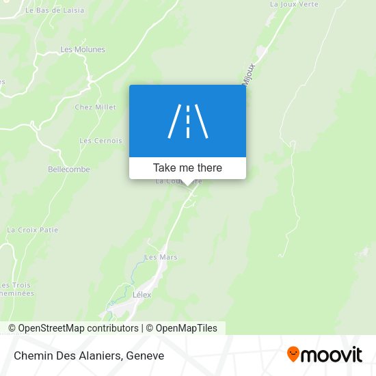 Chemin Des Alaniers map
