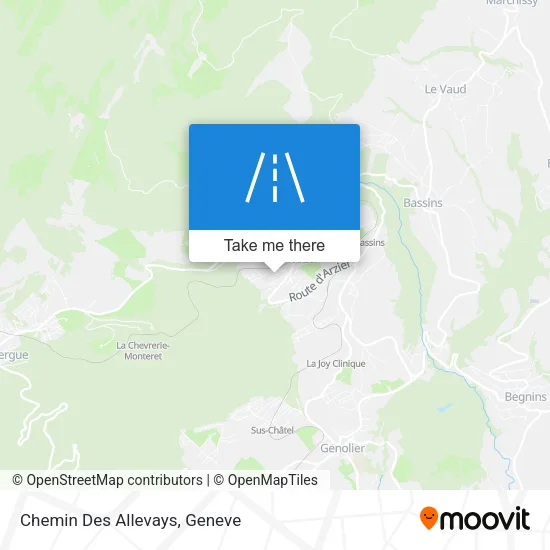 Chemin Des Allevays map