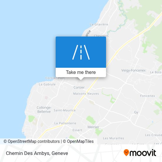 Chemin Des Ambys map