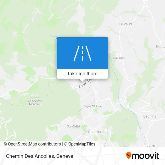 Chemin Des Ancolies map