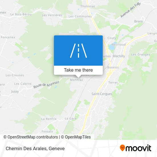 Chemin Des Arales map