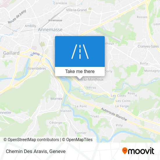 Chemin Des Aravis map