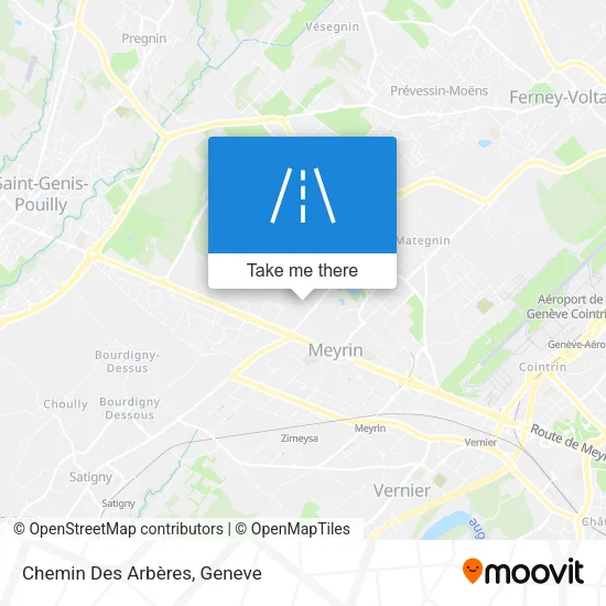 Chemin Des Arbères map