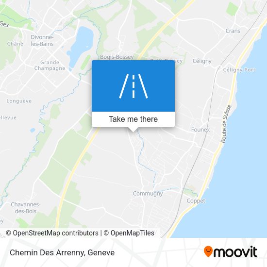 Chemin Des Arrenny map