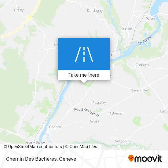 Chemin Des Bachères plan