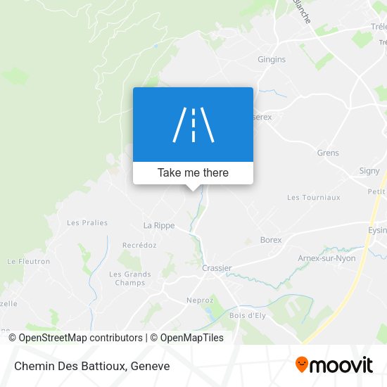 Chemin Des Battioux map