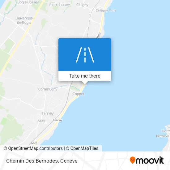 Chemin Des Bernodes map