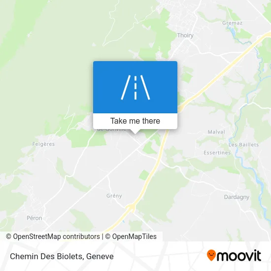 Chemin Des Biolets map
