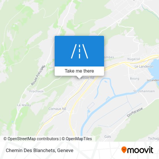 Chemin Des Blanchets map