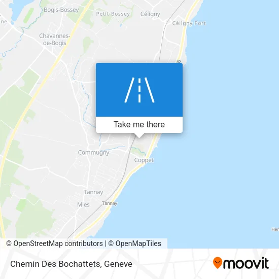 Chemin Des Bochattets map