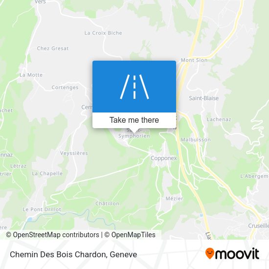 Chemin Des Bois Chardon map
