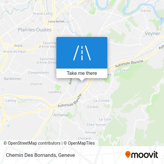 Chemin Des Bornands map