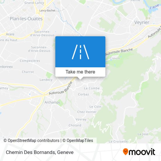 Chemin Des Bornands map