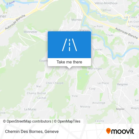 Chemin Des Bornes map