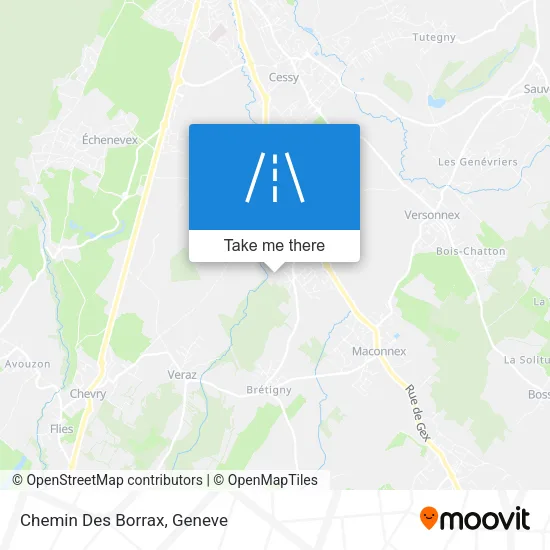 Chemin Des Borrax map