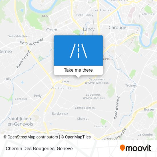 Chemin Des Bougeries map