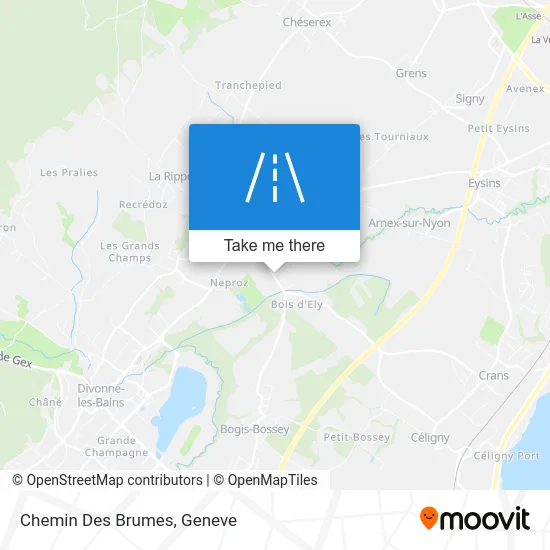 Chemin Des Brumes map