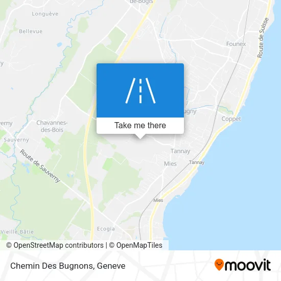 Chemin Des Bugnons map