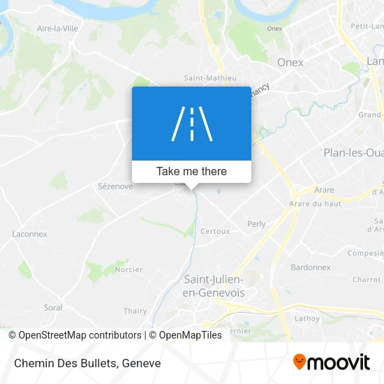 Chemin Des Bullets map