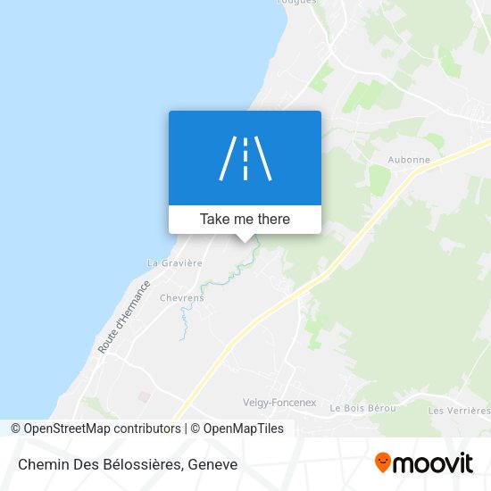 Chemin Des Bélossières map