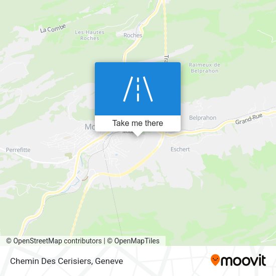 Chemin Des Cerisiers map