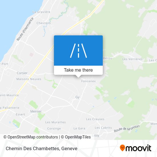 Chemin Des Chambettes map