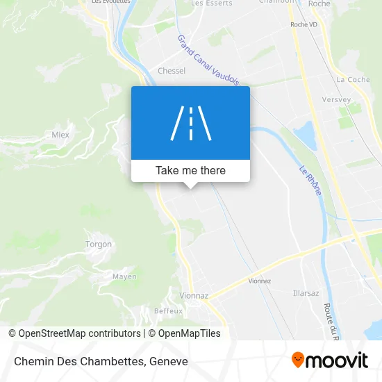 Chemin Des Chambettes map