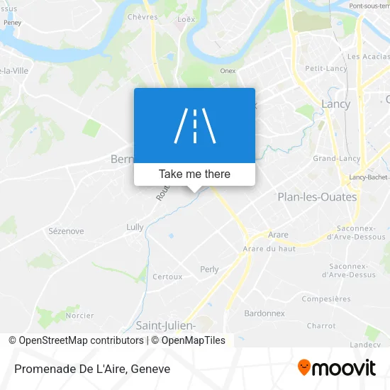 Promenade De L'Aire map