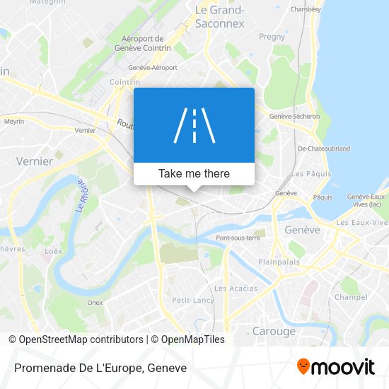 Promenade De L'Europe map