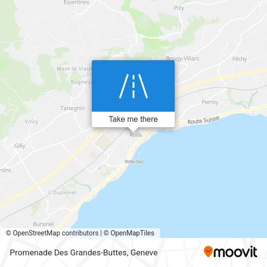 Promenade Des Grandes-Buttes map