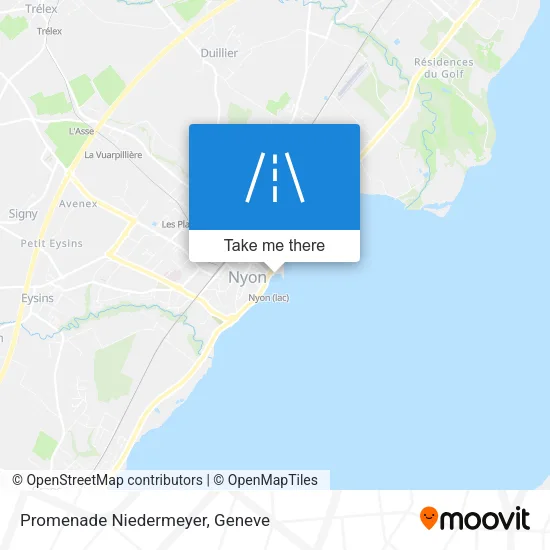 Promenade Niedermeyer map