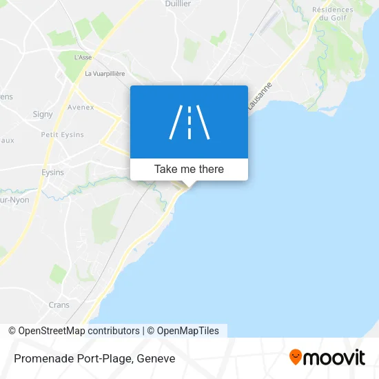 Promenade Port-Plage map