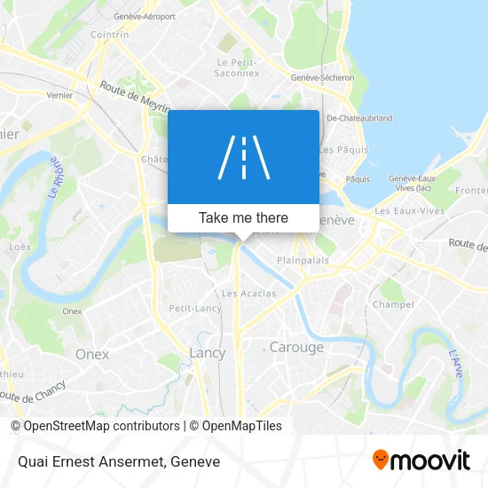 Quai Ernest Ansermet map