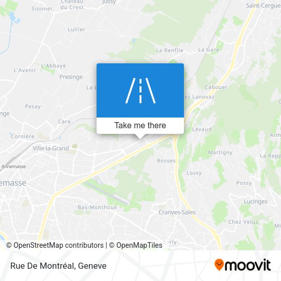 Rue De Montréal map