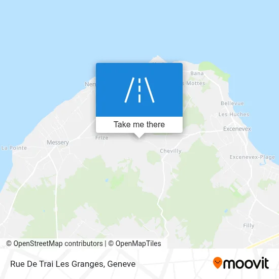 Rue De Trai Les Granges map